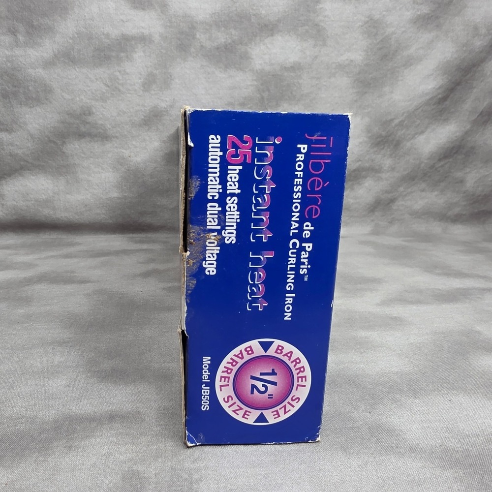 Jilbere de Paris Dial-A-Heat Instant Heat Curling Iron 1/2" Barrel Size, #JB50S - Picture 2 of 5